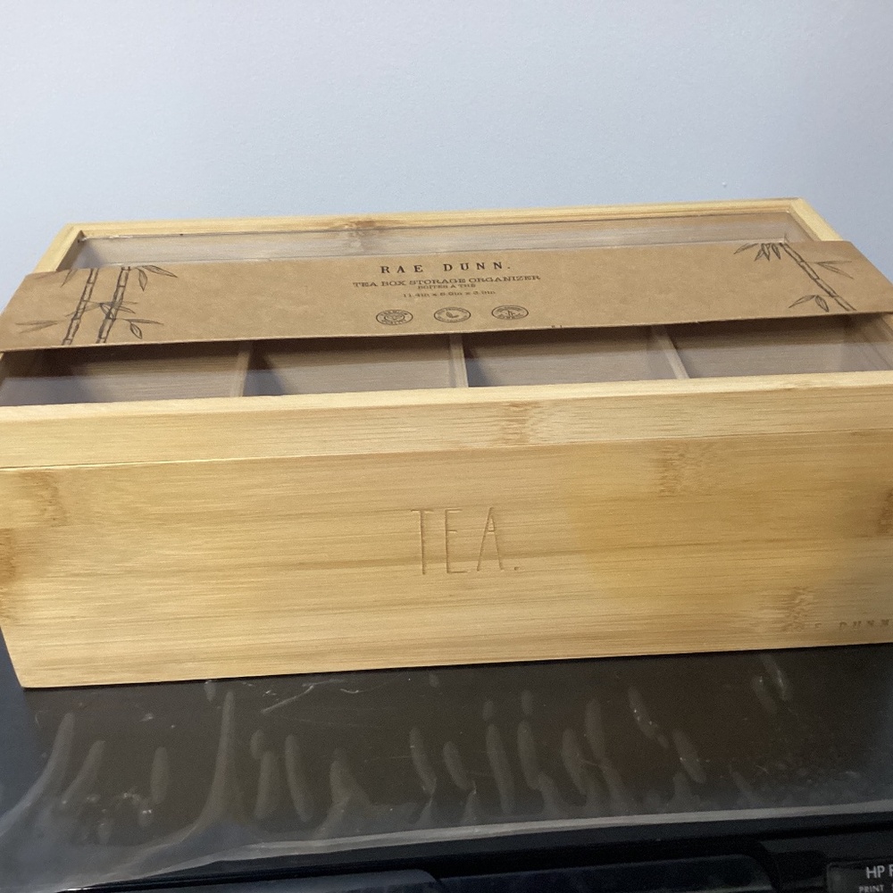 Rae denn tea wooden box